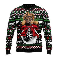 Sports-style Relaxed-fit Long-sleeve Crewneck Hoodie Christmas Hot-selling Cross-border Trendy 3D Digital Print