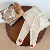 Autumn Baby Cute Small Mushroom Pantyhose