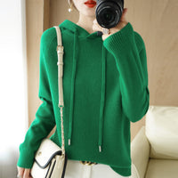 Ladies Hooded Bottoming Shirt Casual Sweatshirt