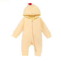 Funny Multi-color Dinosaur Long Sleeve One-piece Romper Baby Suit
