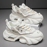 All-match Breathable Platform Stitching Trendy Dad Shoes