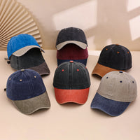 Men's And Women's Matching Embroidered Small Circle Striped Adjustable Washable Fashion Casual Baseball Cap For Daily Commuting And Traveling Combinations