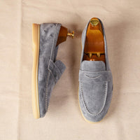 Men's Summer Casual Round Head Suede Shoes