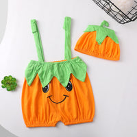 Summer Thin Baby Girl Sling Triangle One-piece Romper