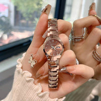 Womens Versatile Waterproof Luminous Niche-Style Quartz Watch With Calendar