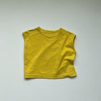 Children's Vest Slub Cotton Sleeveless Soft Glutinous Cotton