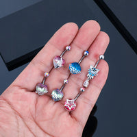 European And American New Belly Ring Piercing Jewelry