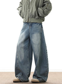 Men's And Women's American Retro Loose Pants