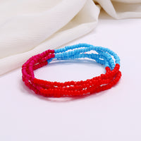 Women's Colorful Beaded Elastic Waist Chain