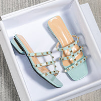 Summer Outdoor Studded Sandals For Women