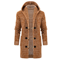 Men's Sweater European And American Style Mid-length Cardigan