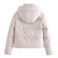 Fashion Zipper Loose-fitting Short Coat Women