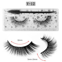 Long Natural Eyelashes With Plastic Cotton Thread