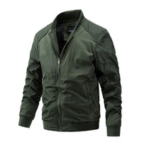 Collar Thin Cotton Slim Korean Fashion Men's Coat