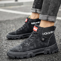 Men's autumn and winter woolen Martin boots