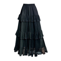 Lace Cake Dress Net Falbala Bubble Skirt