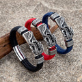 Retro Dragon Totem Woven Leather Bracelet