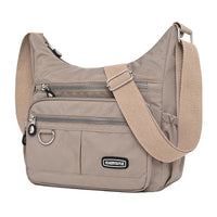 Nylon Womens Water-resistant Crossbody Bag