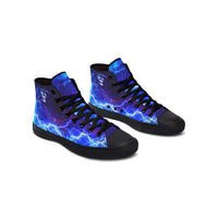 Fashion Printed Couple High Top Canvas Shoes