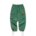 Drawstring drawstring overalls