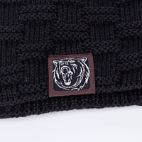 Knitted wool hat winter plus velvet