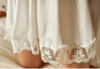 Sexy silk nightdress