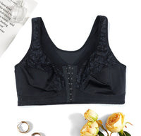 European And American Large Size Without Steel Ring Lace Cup Front Row Buttons Thin