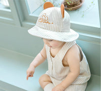Cartoon striped pot hat