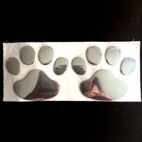 PVC footprint 3D body decoration sticker