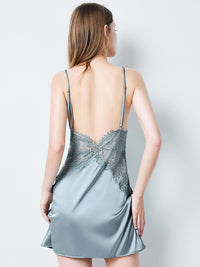 Lace suspender nightdress