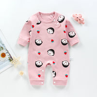 Baby Romper Long Sleeve Cartoon Printing Spring Autumn