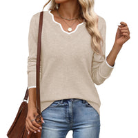 A Fashionable And Versatile Women's Pullover Top