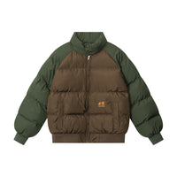 Men's Thick Warm Fashion Brand Splicing Coat