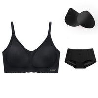 One-piece sports seamless bra
