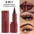 2-in-1 Eyeliner Lipstick 4 Colors Waterproof And Durable