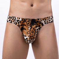 Men's Panties Bikini Print Leopard Print