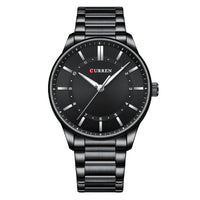 Mens Round Large-Dial Waterproof Watch