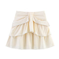 European And American Fashion Sexy Hot Girl Laminated Decoration Short Skirt