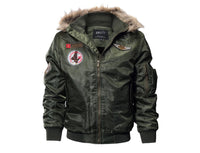 3D Plus Velvet Thick Winter Coat Coat Military Wear Tide Coat