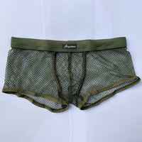 Men's Underwear Mesh Breathable Boxers Transparent