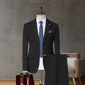 Spring And Autumn Solid Color Business Casual Men's Non-ironing Suit
