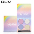 Four-color eye powder chameleon eye shadow set with brush