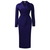 Women's Elegant High-Waisted African Dress