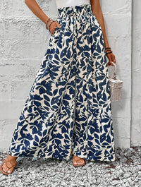New Waist-tight Summer Long Draping Effect Long Culottes For Women