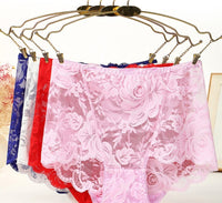 Hollow rose briefs