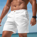 Men's Casual Sports Solid Color American Retro Shorts
