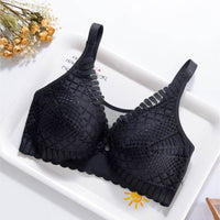 Pregnancy Breastfeeding Bra Front Steel Ring Lace Gather Type