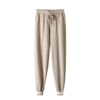 Leisure Sports Cashmere Men's Round Neck Sweater Suit