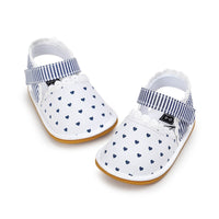 Baby lace princess soft rubber sole shoes