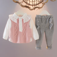 Female baby long sleeve suit